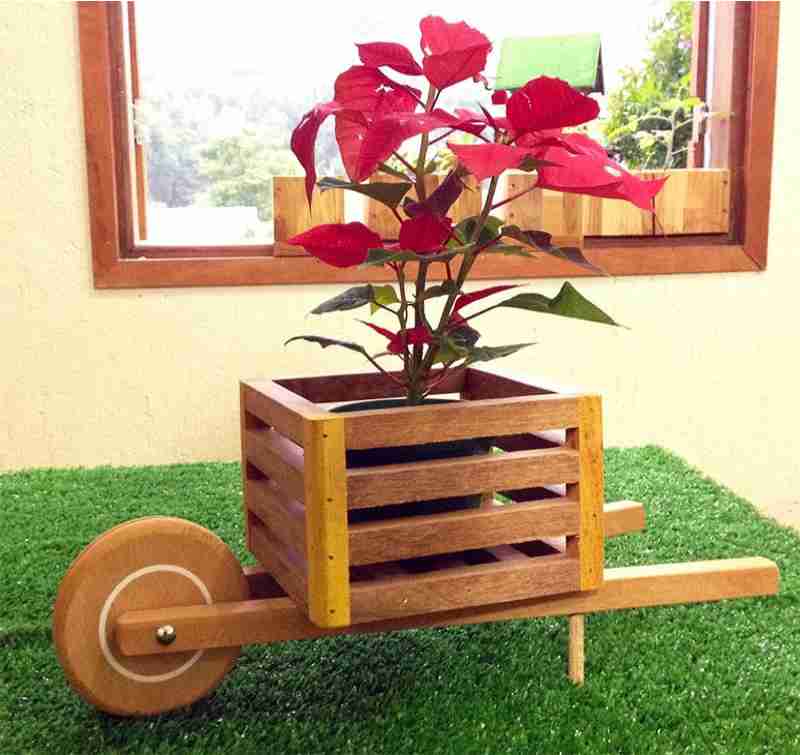 Porta Vasos (Cachepot madeira)